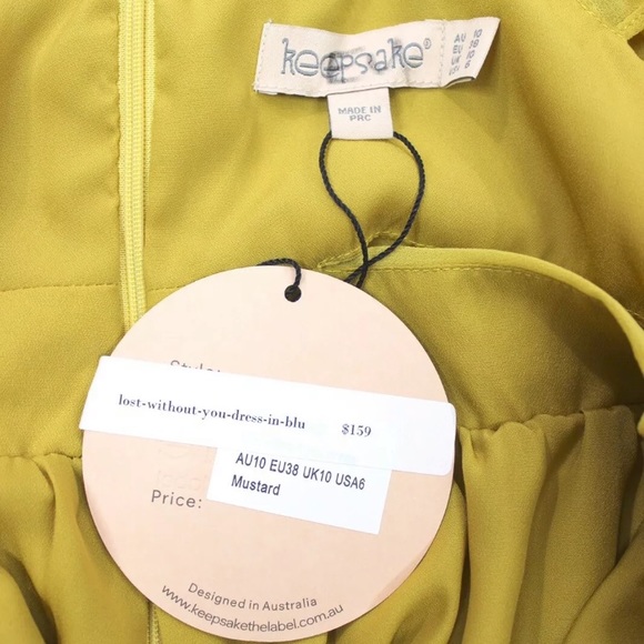 NWT Keepsake Lost Without You Chiffon Dress - Picture 8 of 9